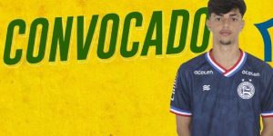Jovem goleiro do Bahia, Jampa, é convocado pela quarta vez para Seleção Brasileira