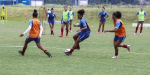 Com as datas definidas, Bahia treina no CT Evaristo de Macedo com foco na final do Campeonato Baiano Feminino, em clássico contra o Vitória