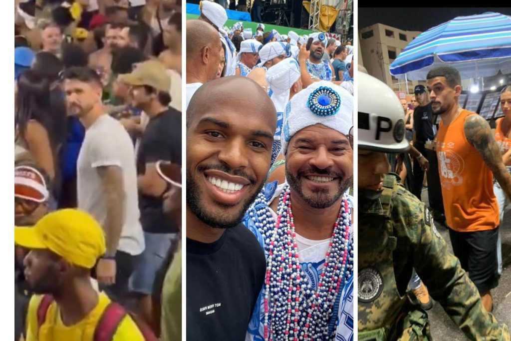 De folga, jogadores do Bahia são flagrados curtindo Carnaval de Salvador